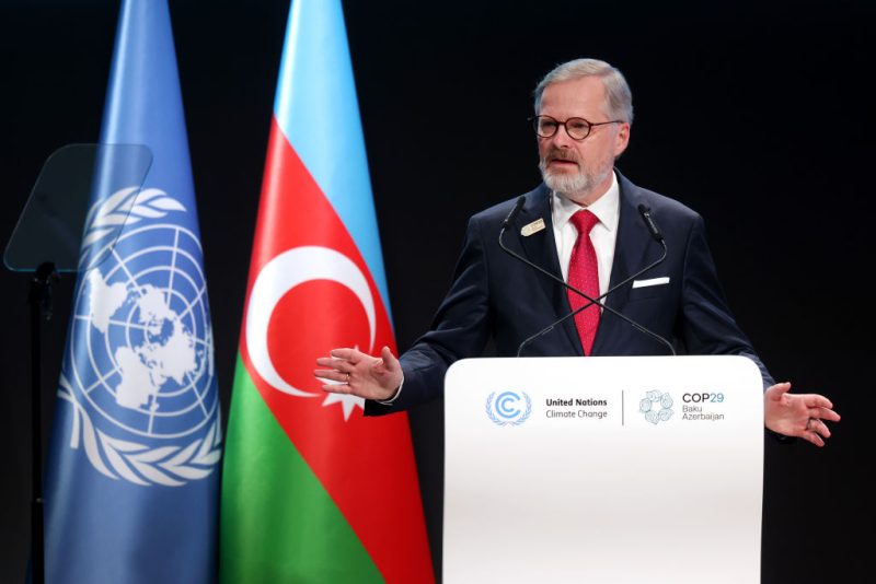 COP29 : le Premier ministre tchèque exhorte l’UE à repenser ses objectifs climatiques