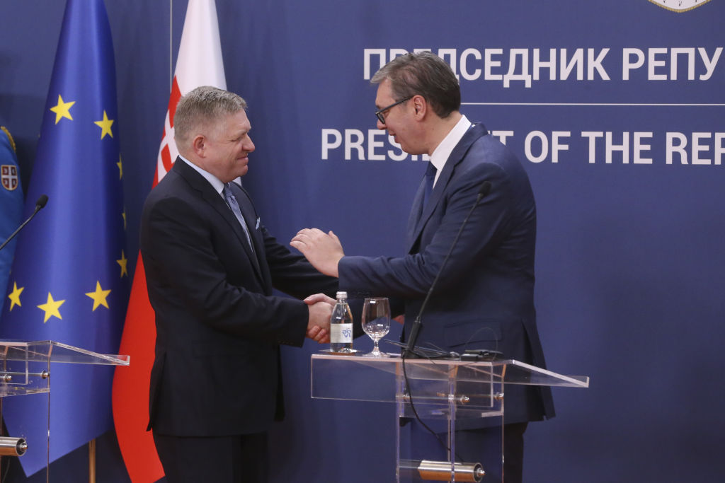 Aleksandar Vucic – Robert Fico meeting in Belgrade