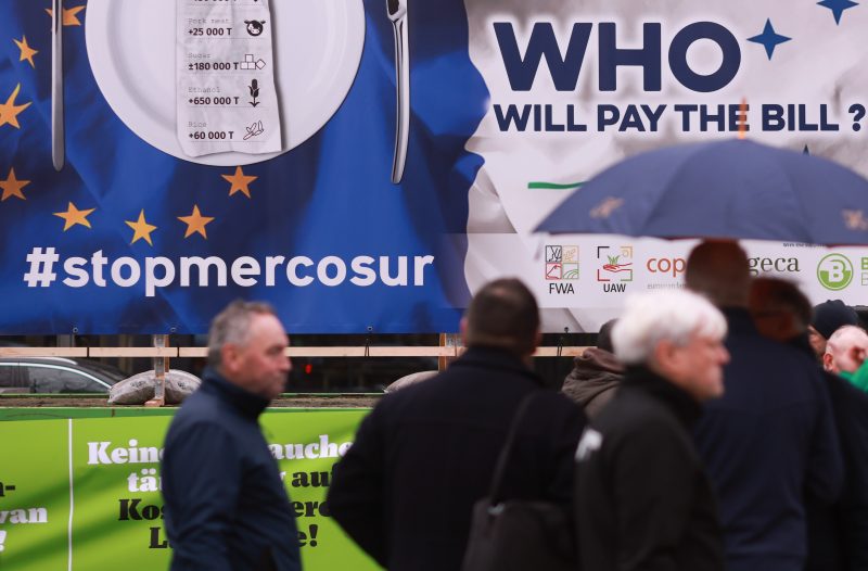 Mercosur : les agriculteurs manifestent, les ministres de l’UE attendent les détails de l’accord