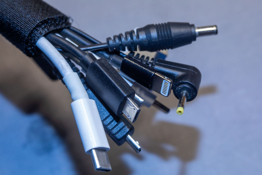 Charging cable for different mobile phone models