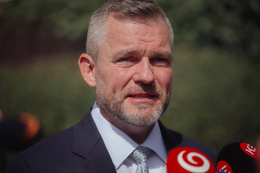 President of Slovakia Peter Pellegrini takes over his presidential office in Kosice