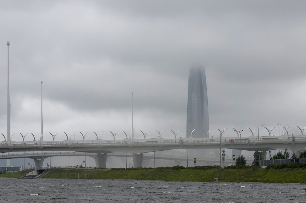 Gazprom tower in Saint Petersburg