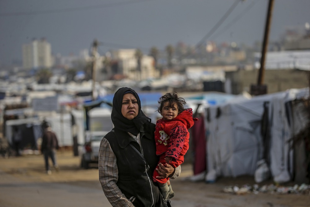 Displaced Palestinians in Deir Al Balah