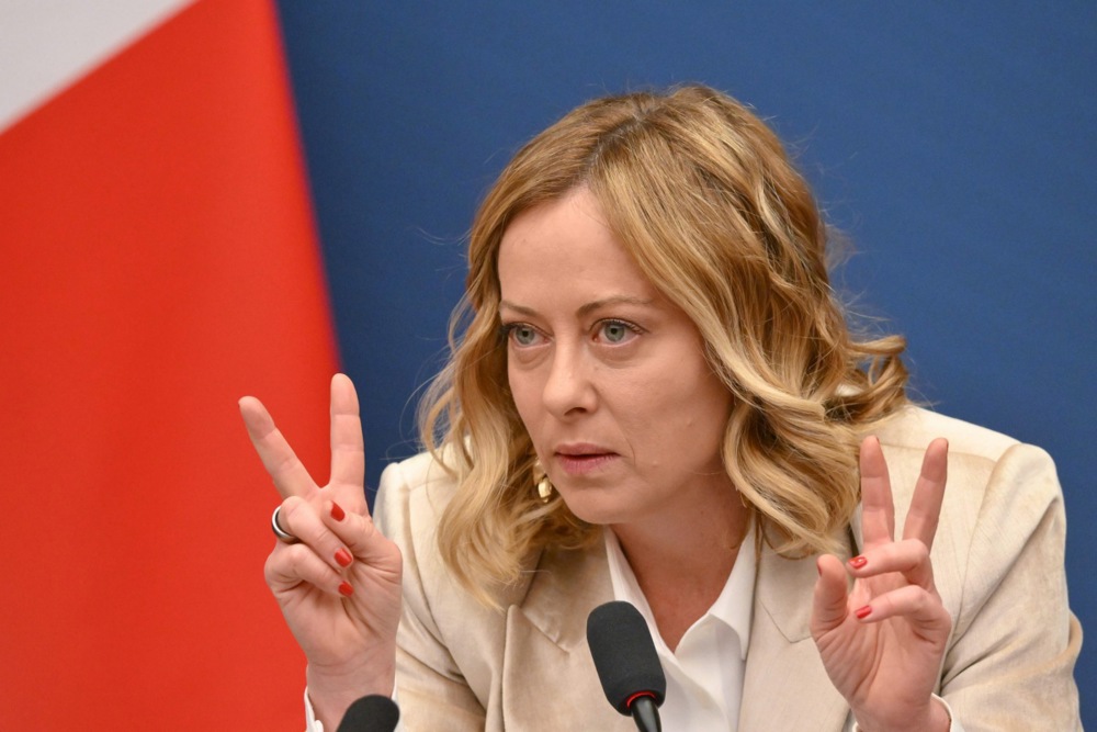 Italian Prime Minister Giorgia Meloni attends end-of-year press conference in Rome