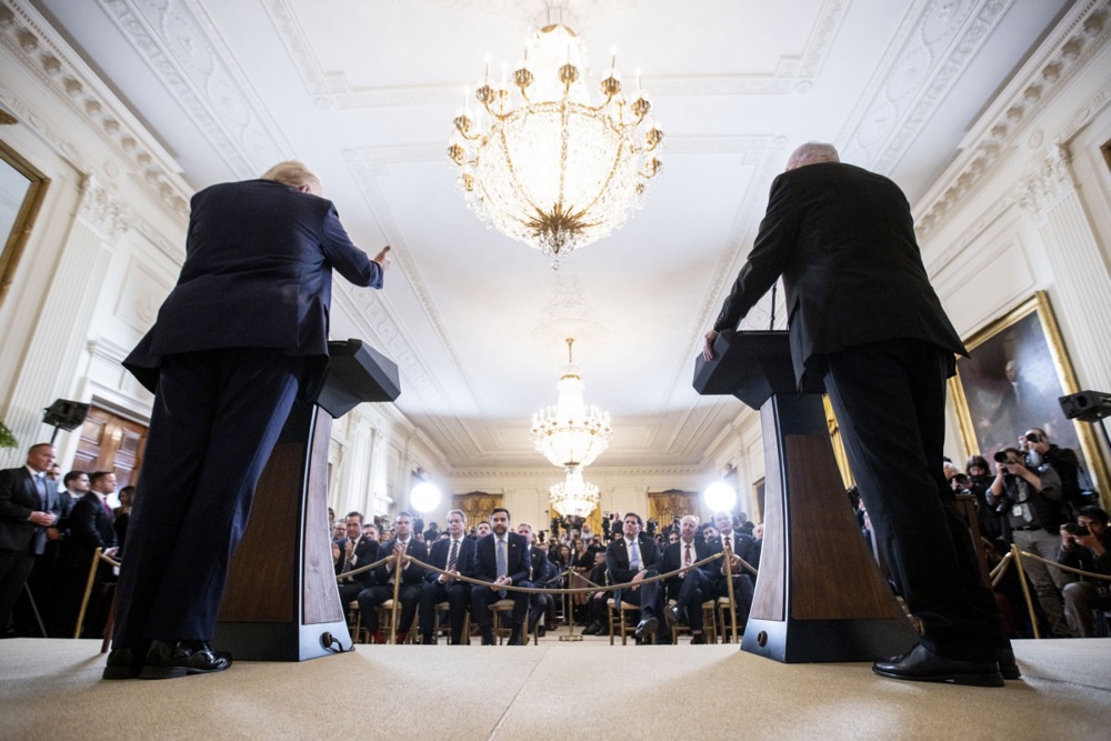 US President Trump welcomes Israeli Prime Minister Netanyahu to the White House