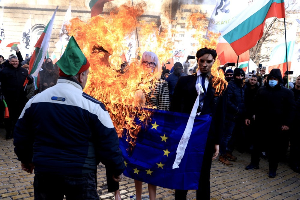 Protest for preserving Bulgaria&rsquo;s Lev and against adoption of the euro