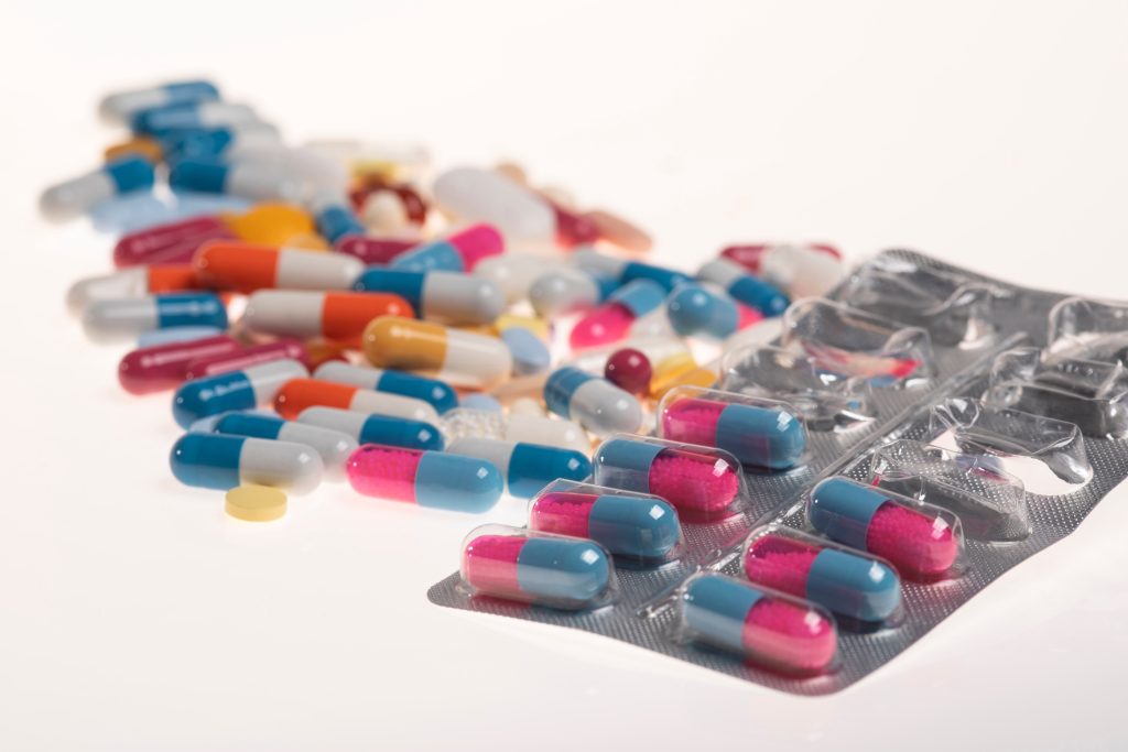Illustration on medical tablets