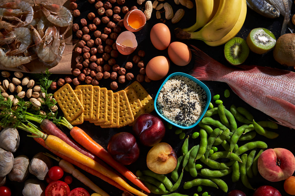 Types of food allergies