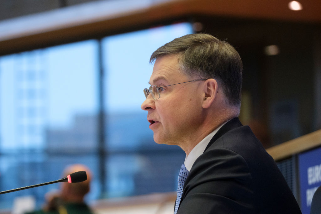 Hearing Of The Commissioners-Designate Valdis Dombrovskis
