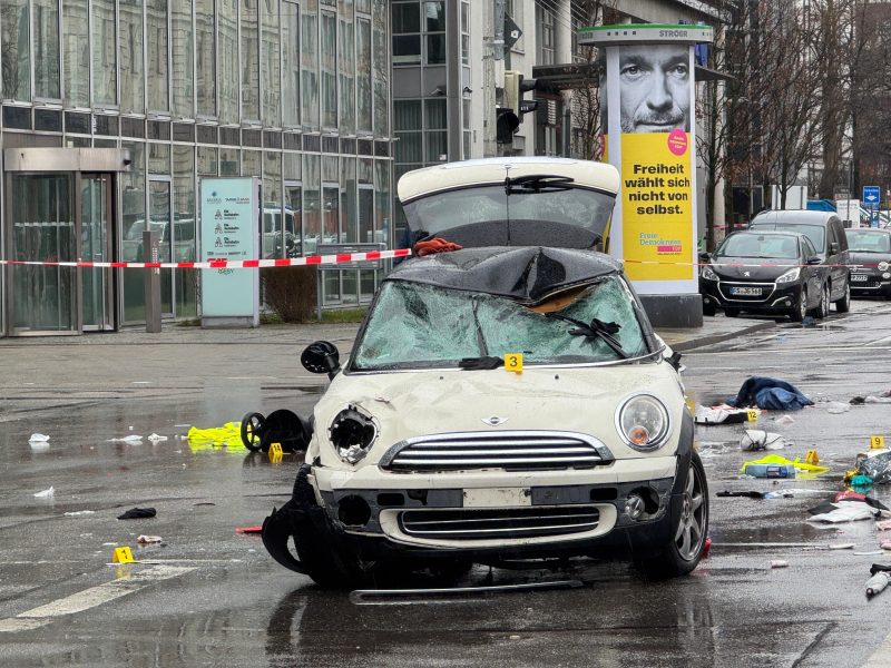 Une voiture fonce dans un rassemblement à Munich, les autorités allemandes enquêtent sur un possible « attentat »