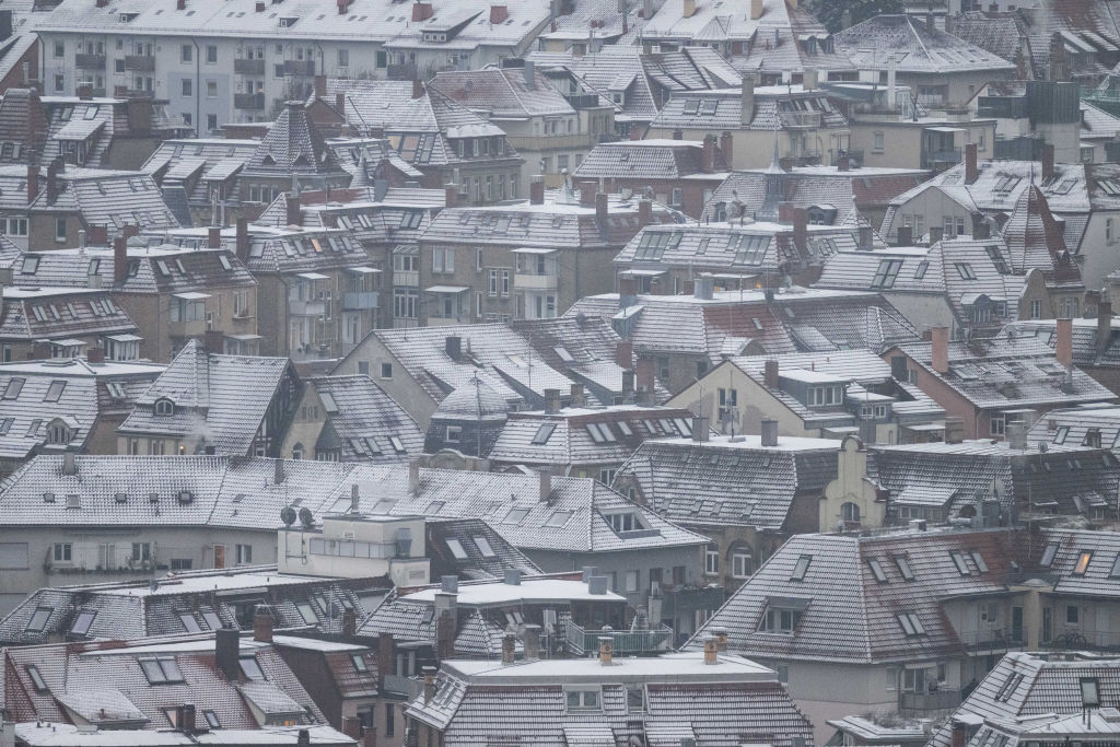 Snow in Stuttgart