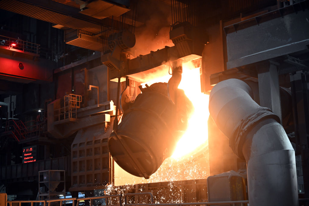 Steel production at Thyssenkrupp Steel