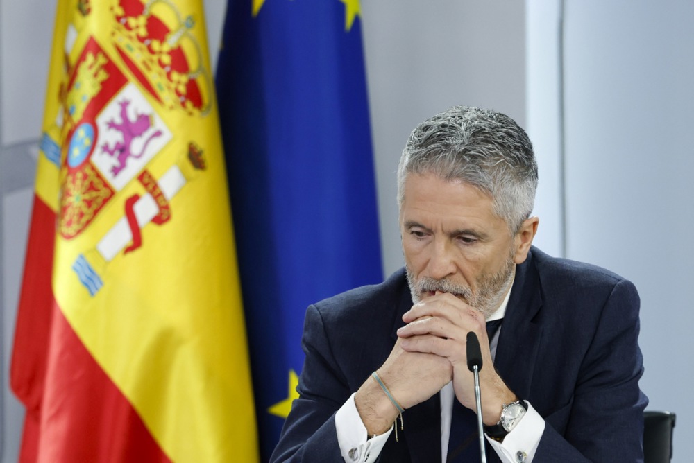 Press conference after the weekly cabinet meeting in Madrid
