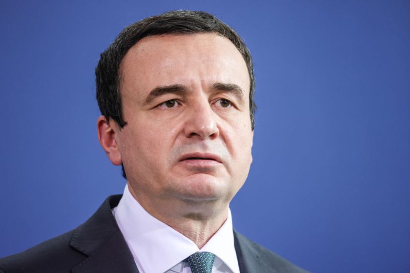 Kosovo : Albin Kurti demande la levée des sanctions de l’UE