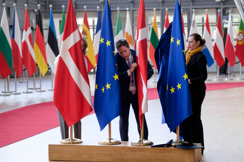 Danish PM Visits The EU Council