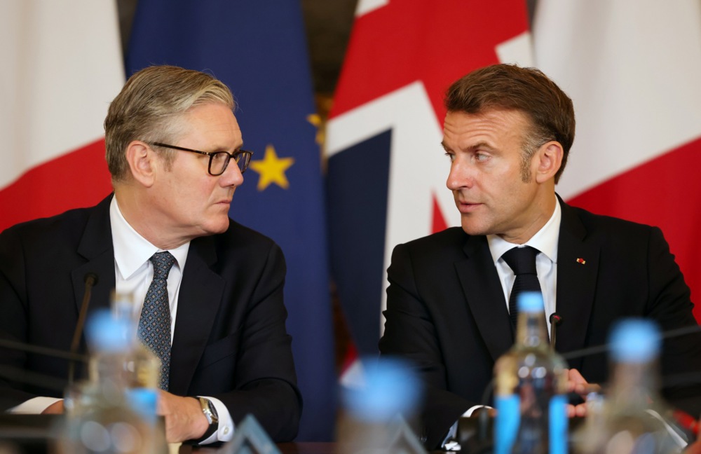 French President Emmanuel Macron visits Britain