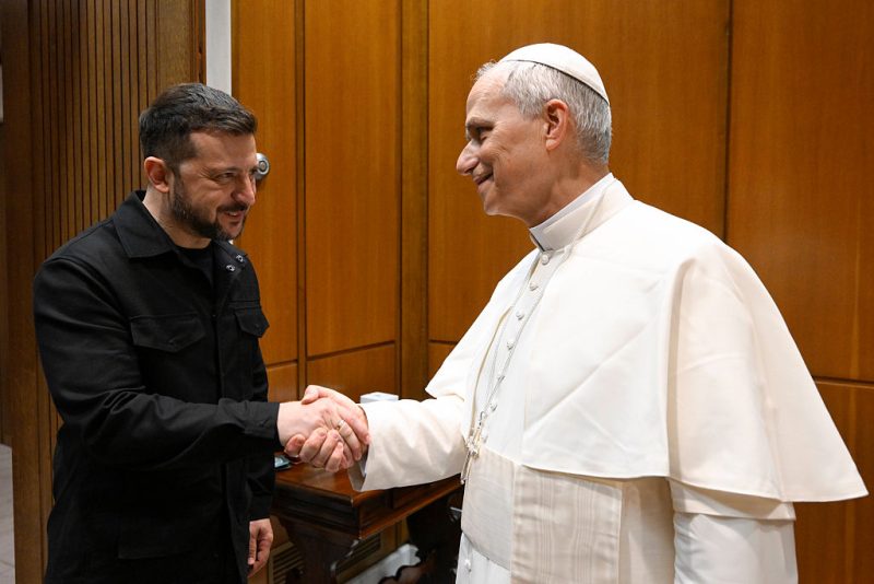 Volodymyr Zelensky reçu par le pape à la veille d’une conférence sur l’Ukraine à Rome