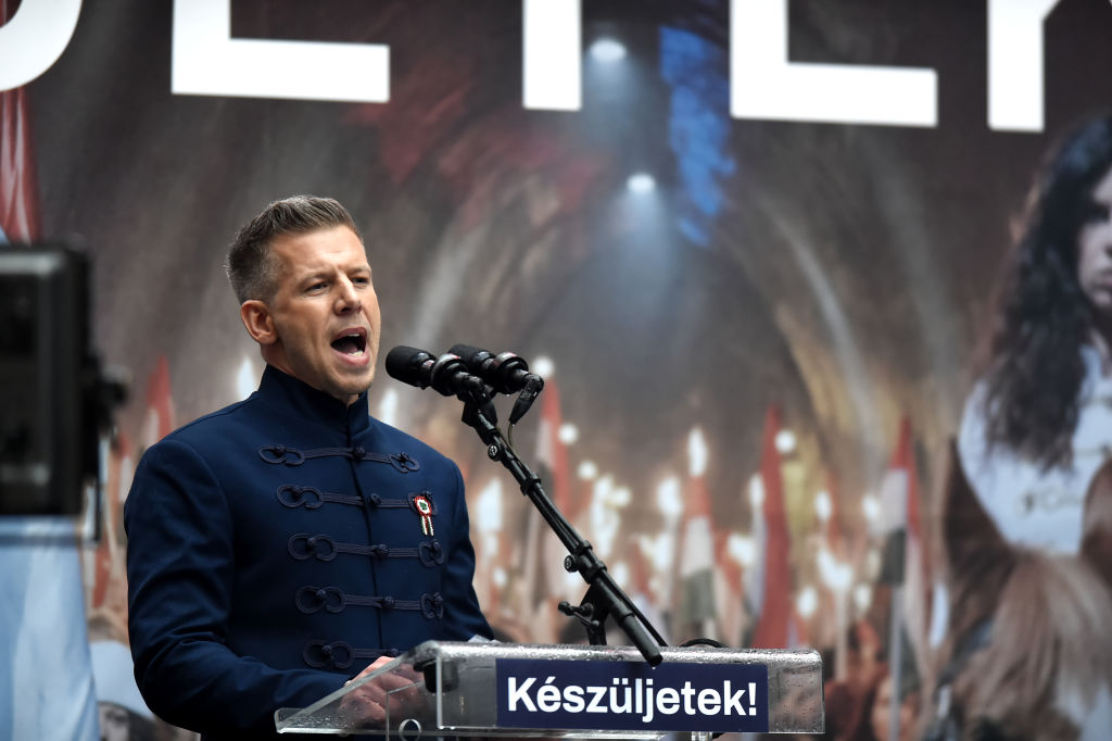 Peter Magyar, Leader Of The TISZA Party Speaks On The Anniversary Of The 1848/49 Hungarian Revolution.