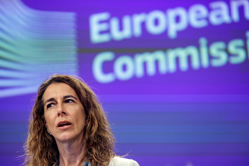 Midday media briefing of the European Commission in Brussels