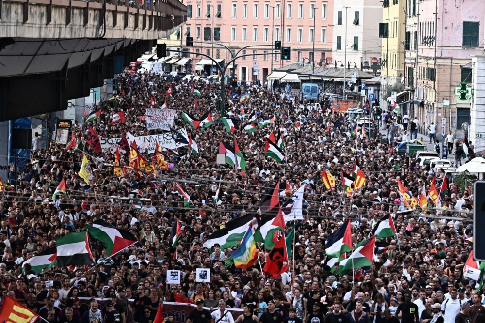 Italie : mobilisation massive en soutien à Gaza