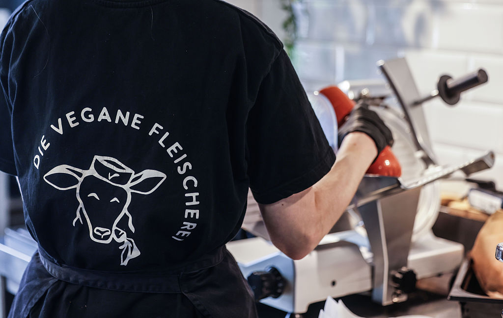Vegan butcher&rsquo;s shop