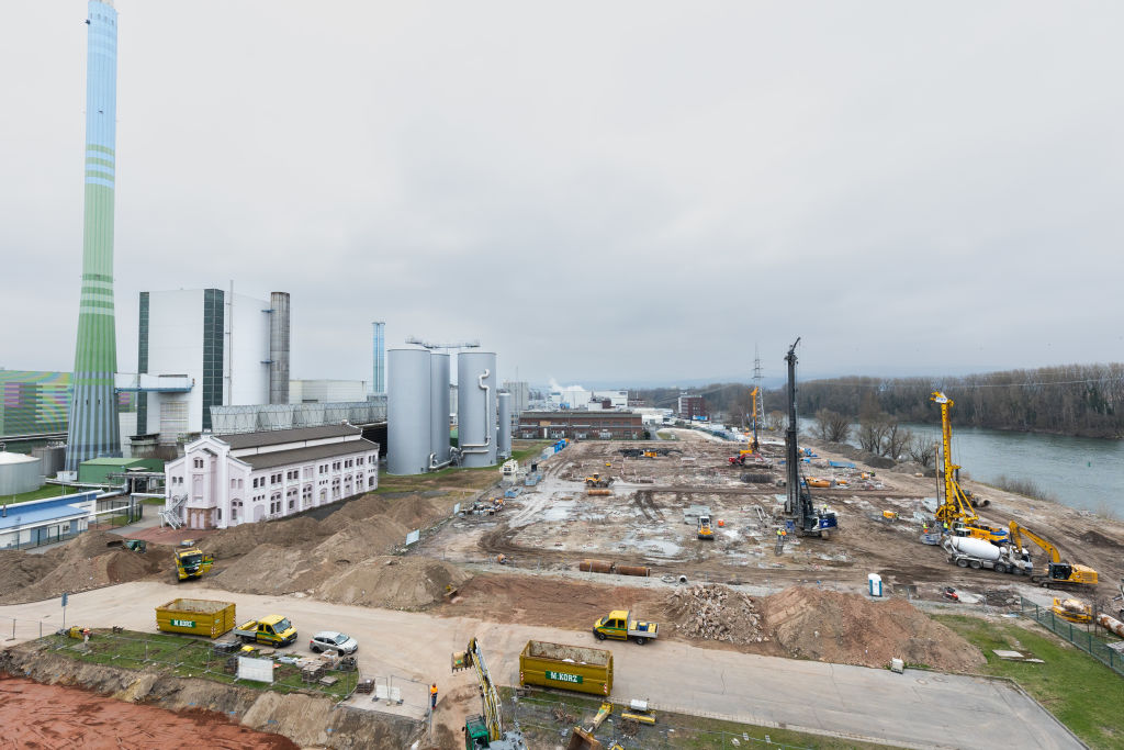 Construction site for new data center