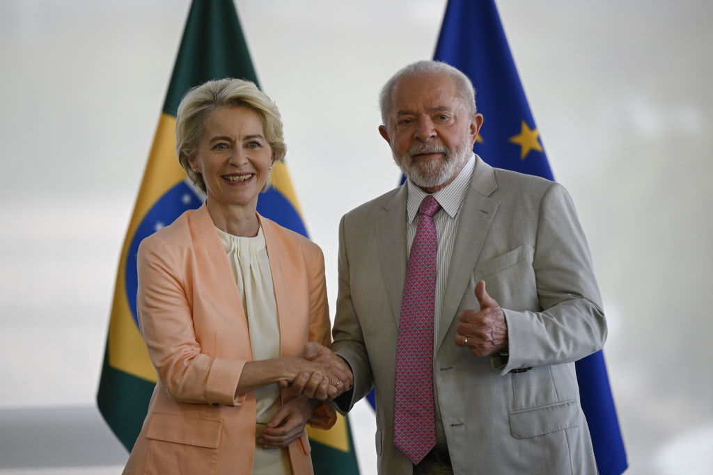 European Commission President Ursula Von Der Leyen in Brasilia