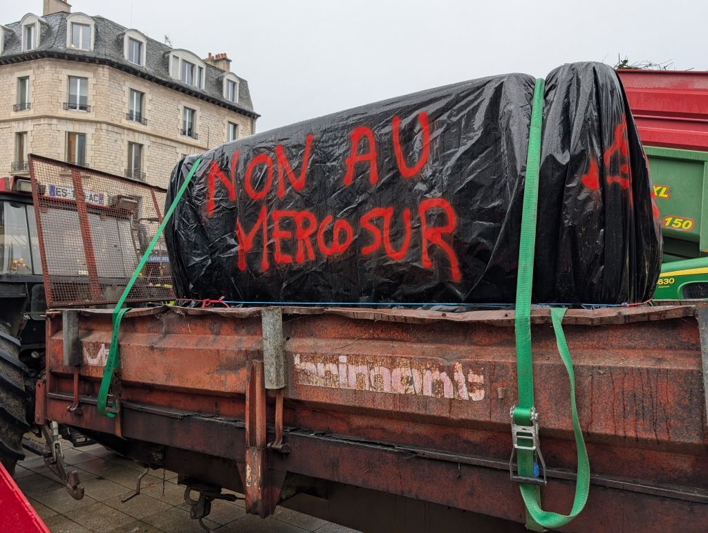 French farmers protest potential Mercosur deal