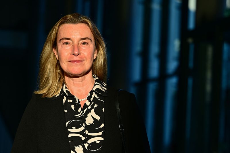 Federica Mogherini « sereine » après dix heures d’audition par la police