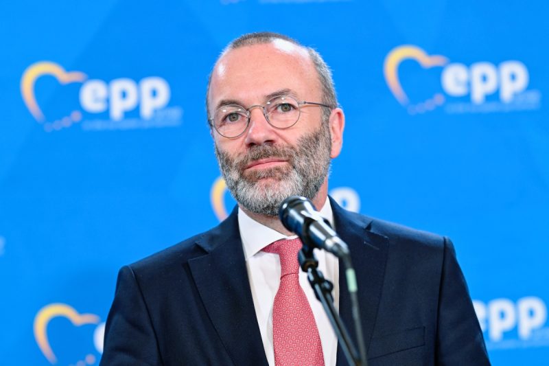 Manfred Weber veut que les soldats déployés en Ukraine pour garantir la paix portent le drapeau européen