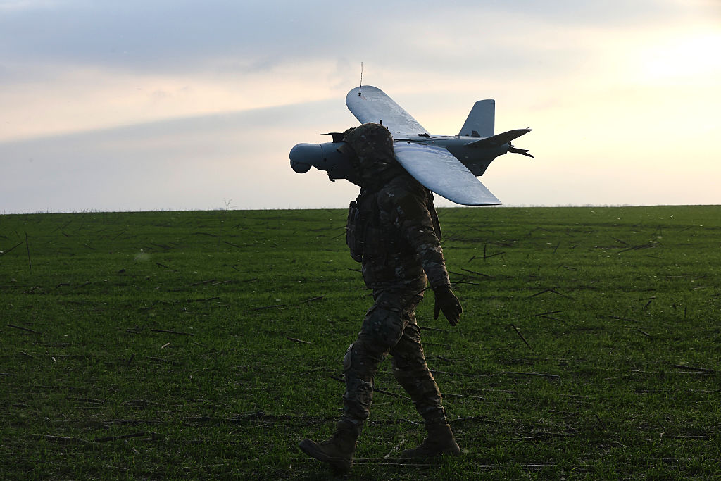 Leleka air reconnaissance drone crew of Ukraine?s 129th Brigade in Kharkiv direction