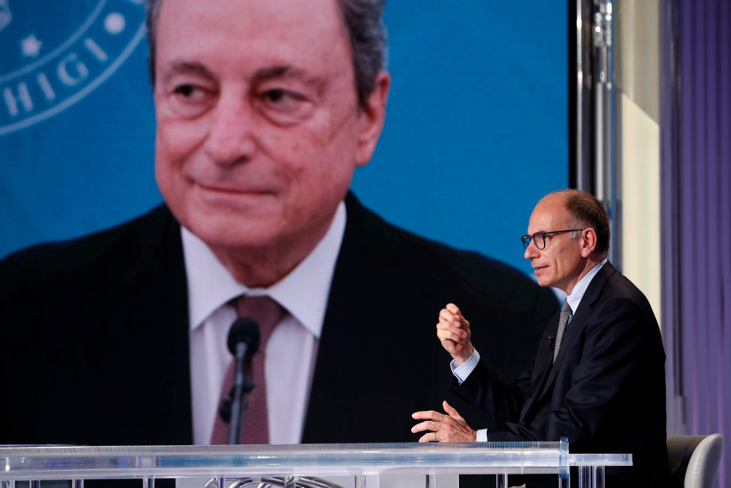 Draghi et Letta participeront au sommet des dirigeants européens sur la compétitivité