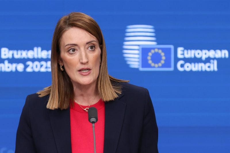 La présidente du Parlement européen s’engage à conclure l’accord commercial UE-États-Unis