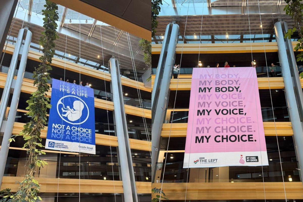 Au Parlement européen, le débat sur l’avortement se transforme en une bataille d’affiches