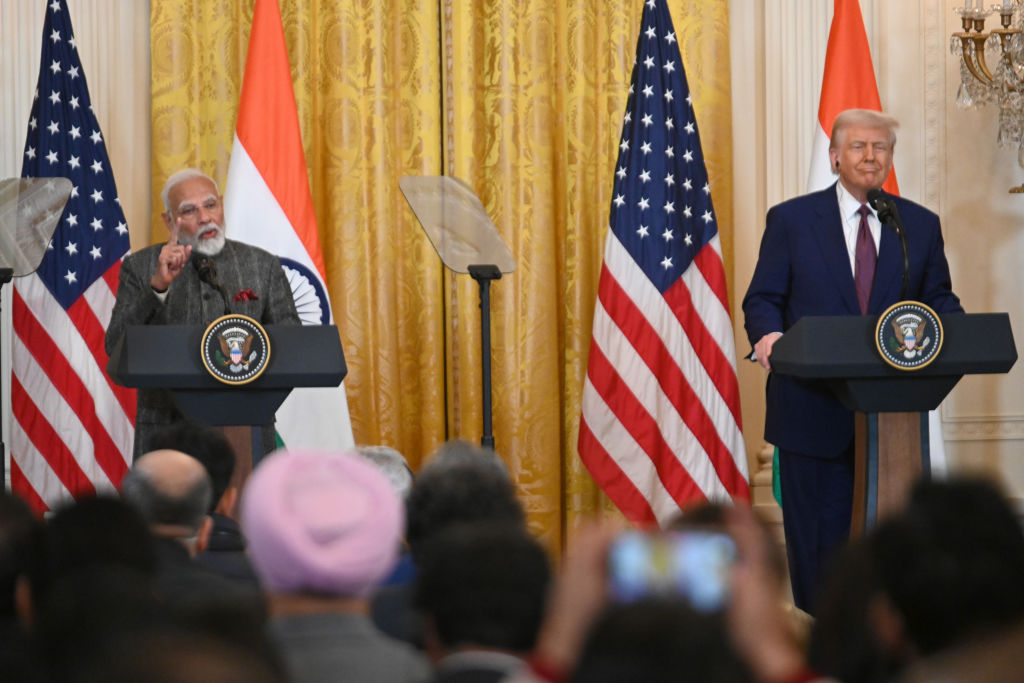 Trump And India&rsquo;s Modi Hold Joint News Conference At White House
