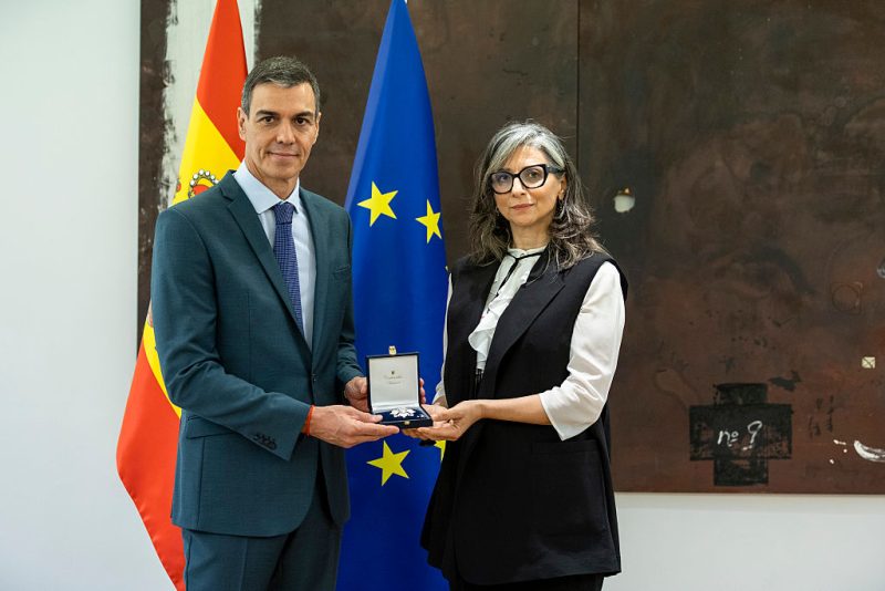 Sánchez décerne la plus haute distinction à la rapporteuse spéciale de l’ONU sur les territoires palestiniens occupés