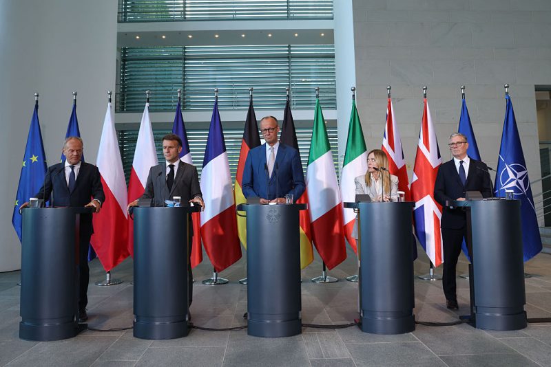 Les dirigeants du groupe E5 veulent prouver que l'Europe est capable de soutenir l'Ukraine