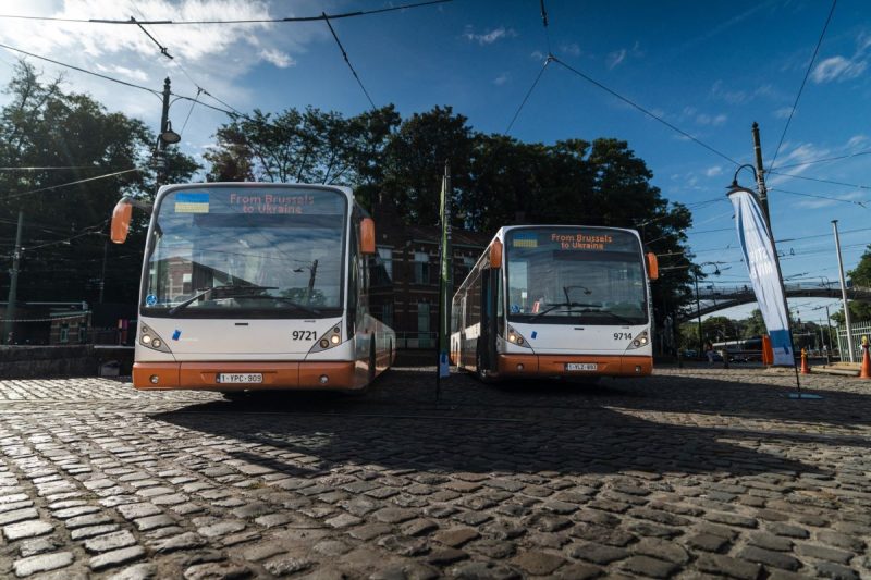 Bruxelles fait don de trois douzaines d'autobus à l'Ukraine