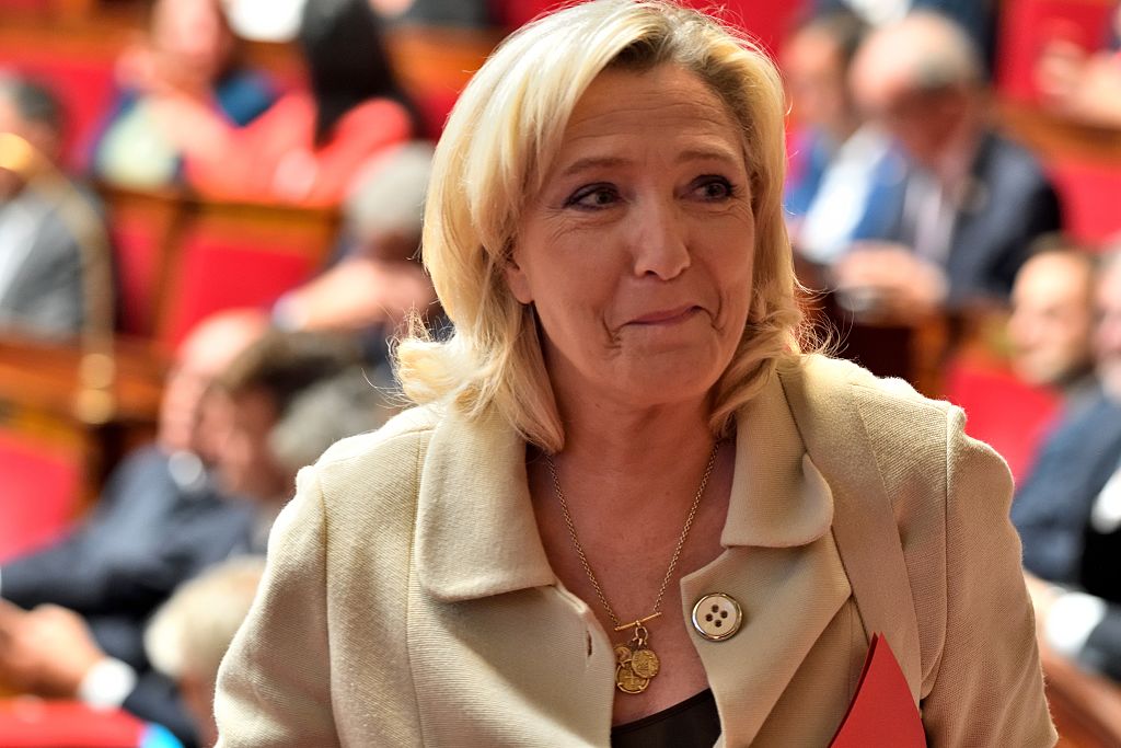 Le Pen est candidate à l'élection présidentielle de l'année prochaine