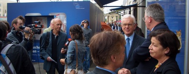 Medien werben für Europawahl