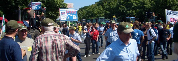 Deutsche Bauern erstreiten Regierungshilfe