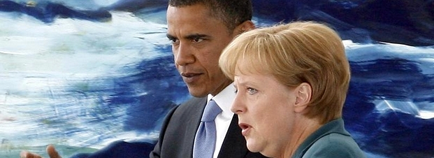Merkel: Kein Sympathiewettlauf um Obama
