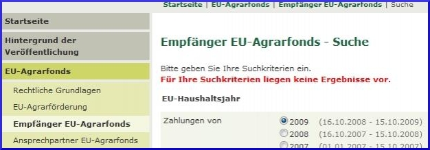 Agrarsubventionen: Intransparenz mit System
