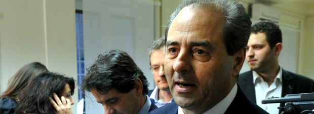 Antonio Di Pietro, Parteichef der italienischen Liberalen, warnt vor realitätsfremden Fernsehspots. Foto: dpa.