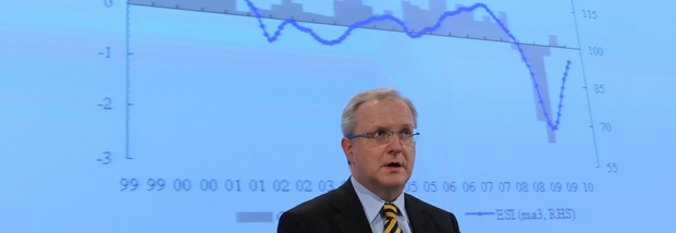 EU-Wirtschaftskommissar Olli Rehn hat im Mai die Frühjahrsprognose 2010 vorgestellt. Foto: EC (Archiv)