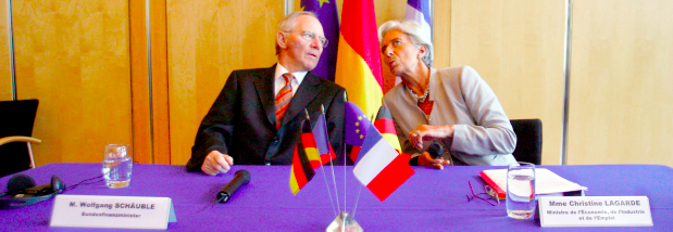 Schäuble und Lagarde für scharfe Sanktionen