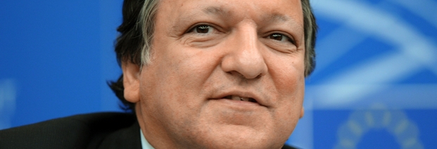 Kommissionspräsident Barroso soll künftig im Mittelpunkt stehen, plant Viviane Reding. Foto: dpa.
