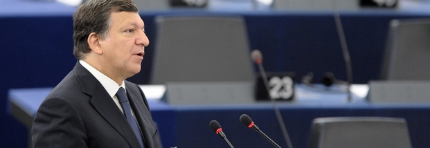 In seiner Rede „Zur Lage der EU“ macht Kommissionspräsident Barroso Vorschläge zur Zukunft Europas. Foto: dpa.