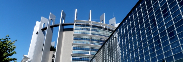 Das Gebäude des EU-Parlaments in Strassburg. Deutsche Abgeordnete zogen hier 2009 auf verfassungswidrige Weise ein, sagt der Staatsrechtler Hans Herbert von Arnim im EURACTIV.de-Interview. Foto: awr.