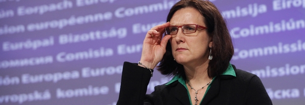 EU-Kommissarin Malmström warnt USA vor Handelskrieg